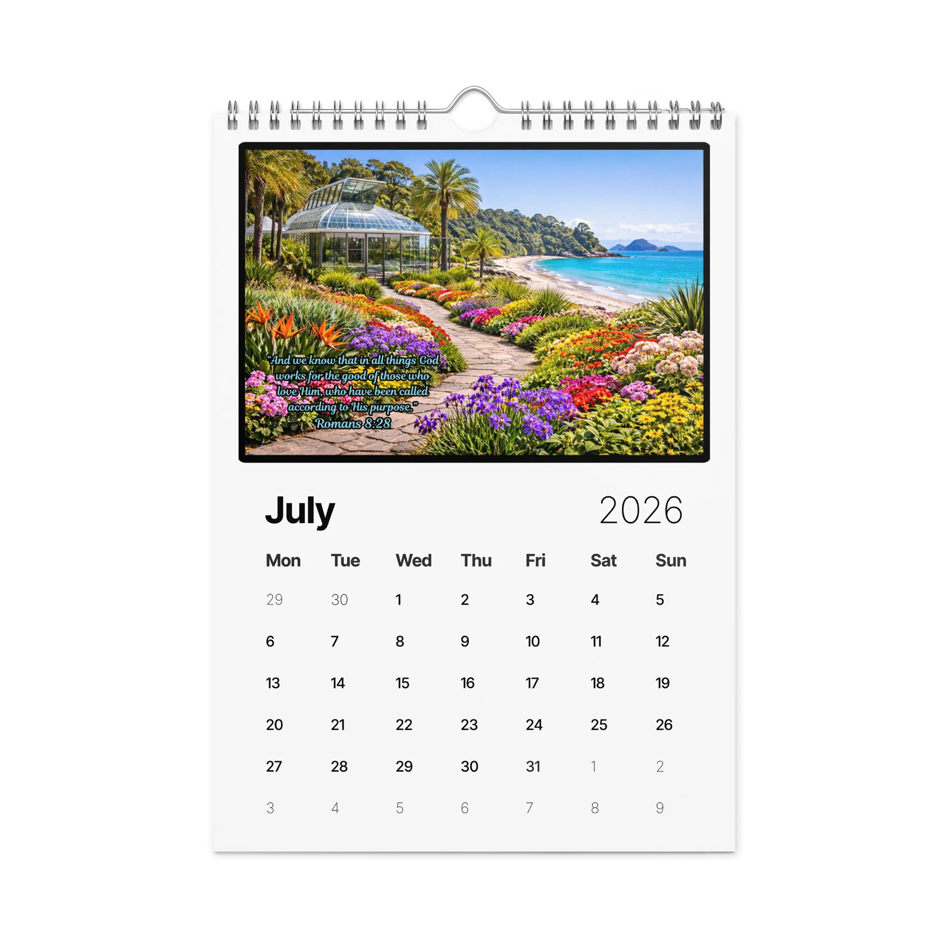 Gardens of Eden 2026 Wall Calendar product image (7)