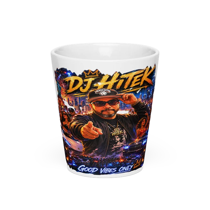 DJ HTEK Good Vibes Latte Mug product image (1)