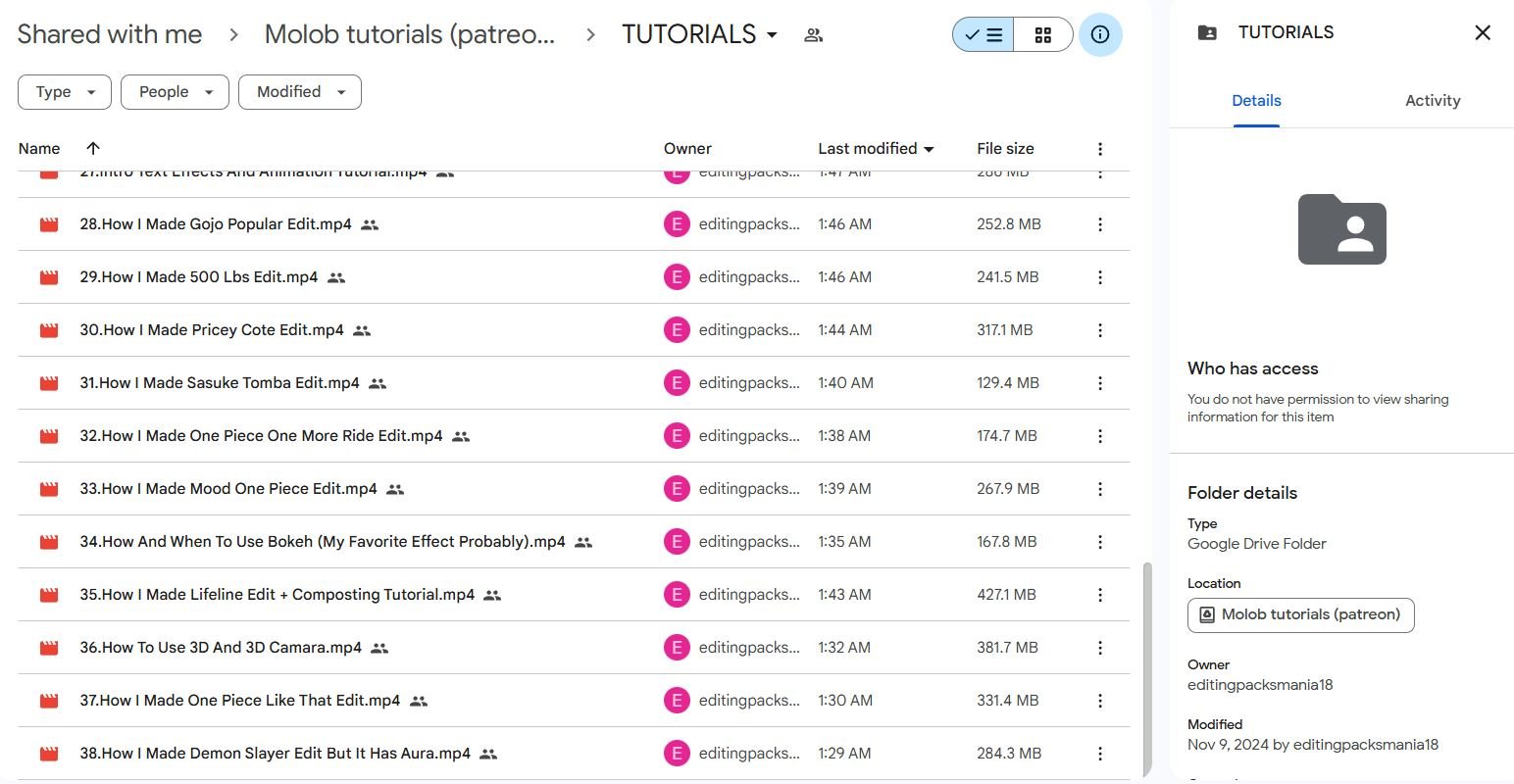 Molob tutorials (patreon) product image (4)