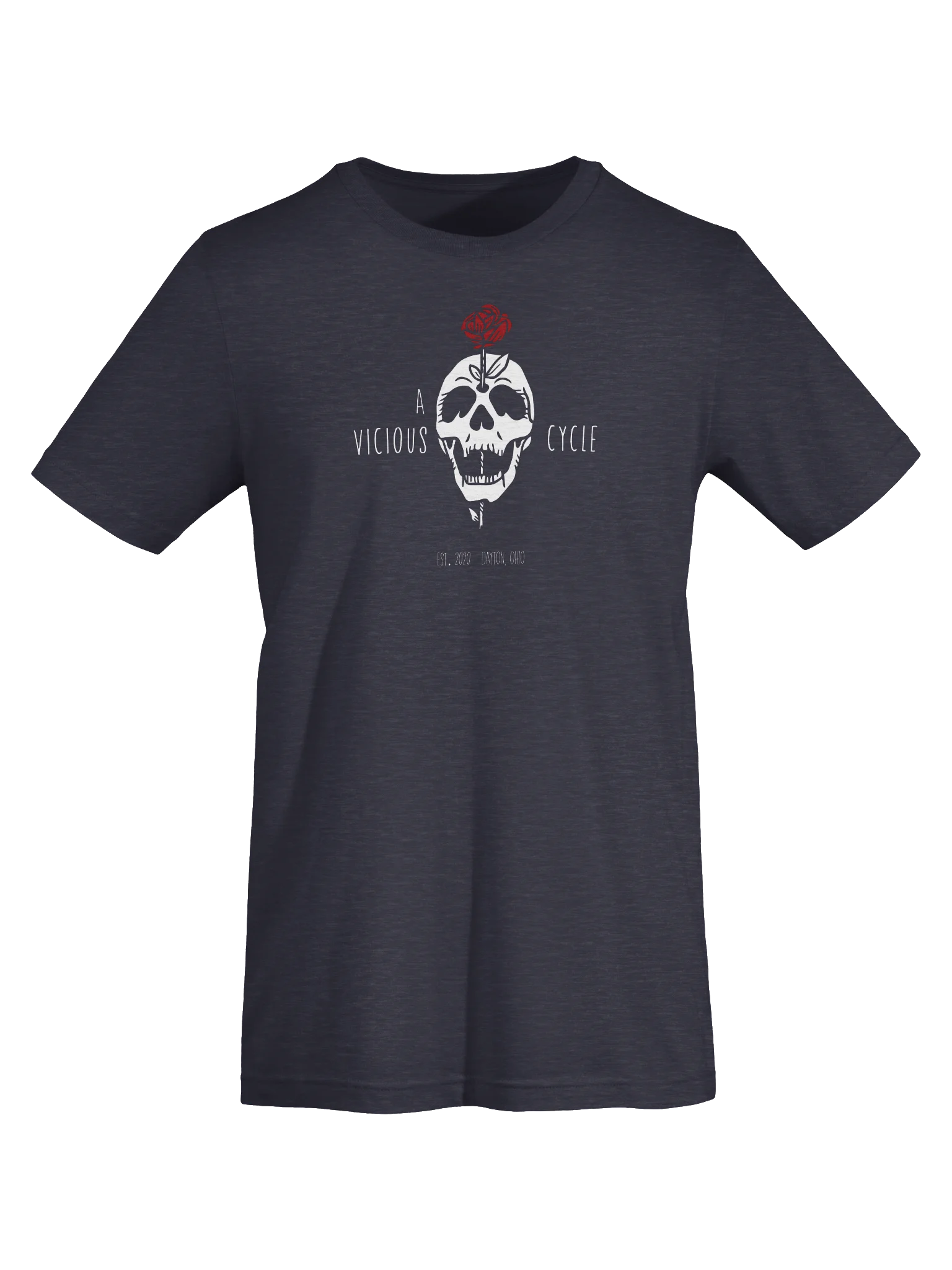 A Vicious Cycle Skull & Rose Tee product image (40)