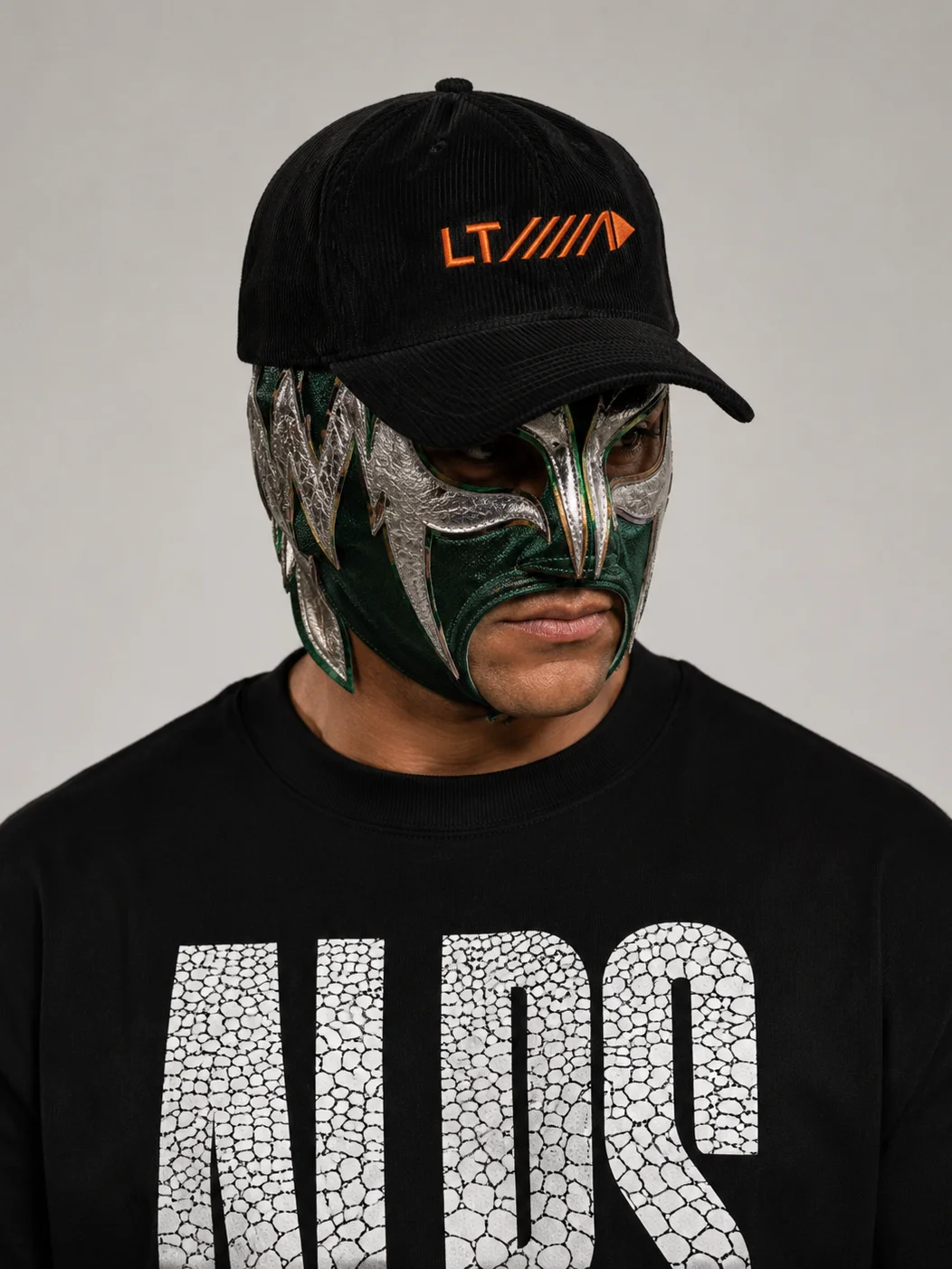 Scaled Alps 'LTAP' Black Corduroy Cap product image (1)