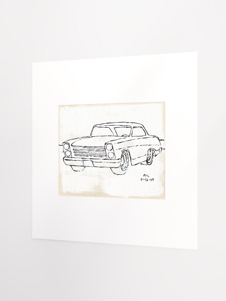 White Car #2 Print product image (2)