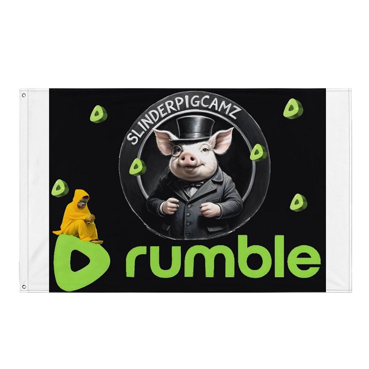 Rumble SlinderPigCamz Flag product image (1)