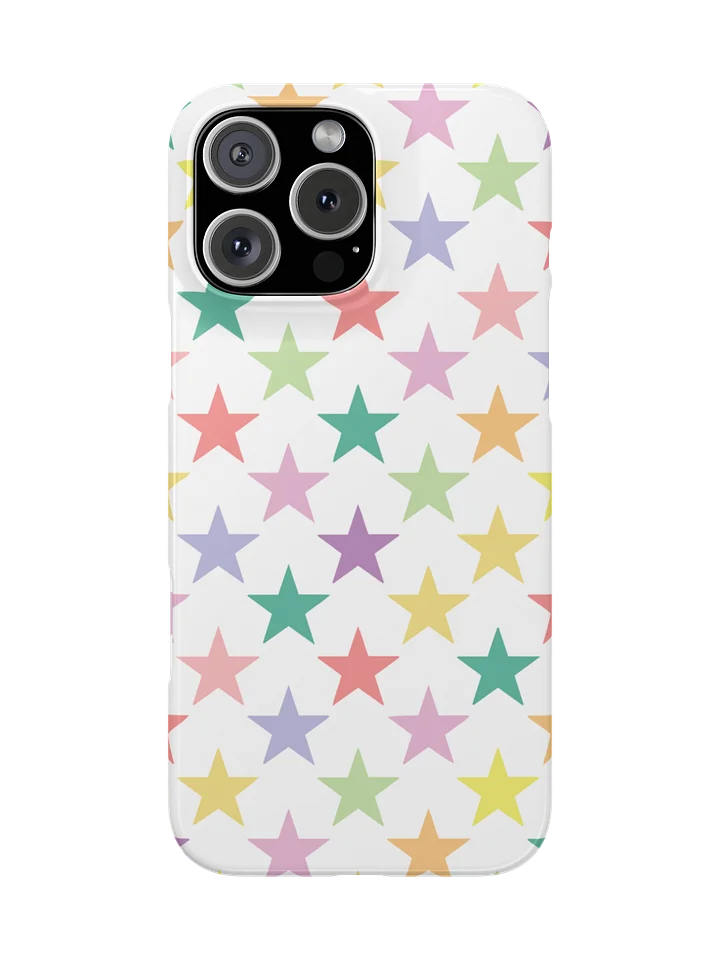 Pastel Rainbow Stars iPhone Case product image (13)
