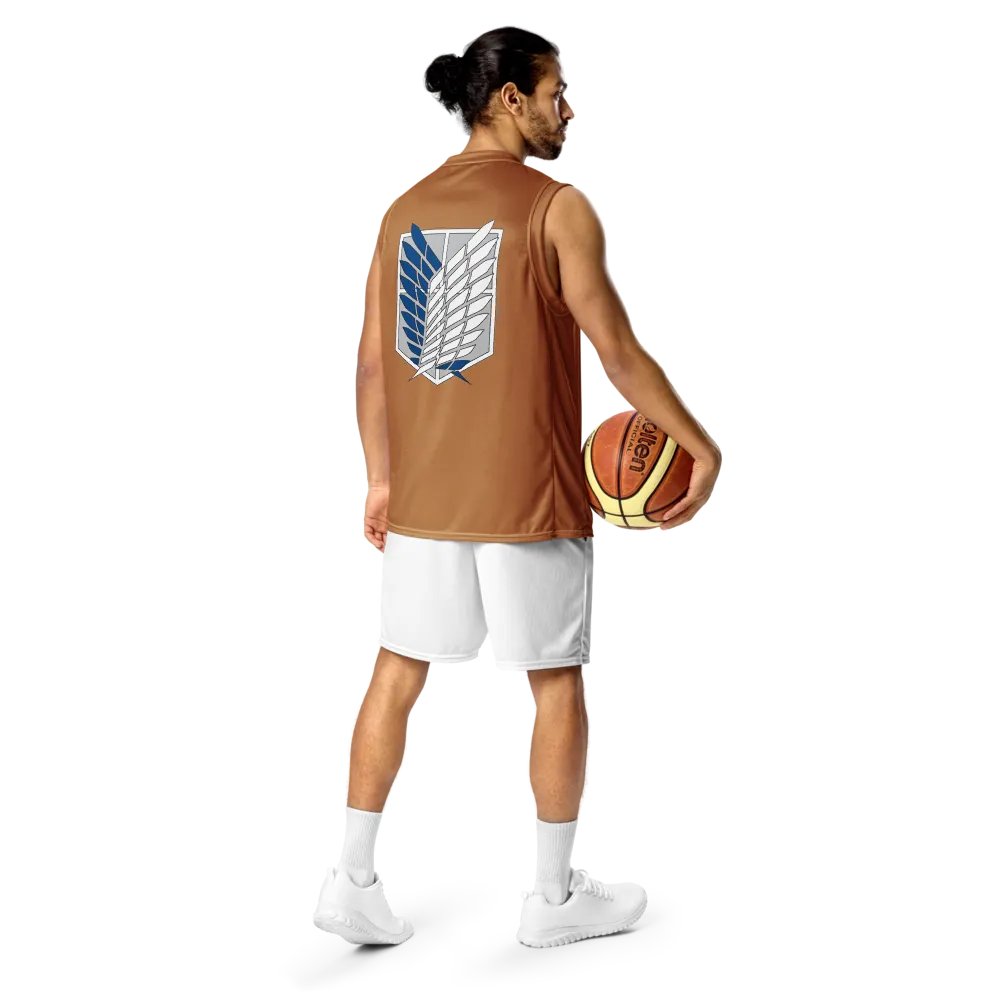 Attack on Titan Scout Regiment Logo Basketball Jersey product image (11)