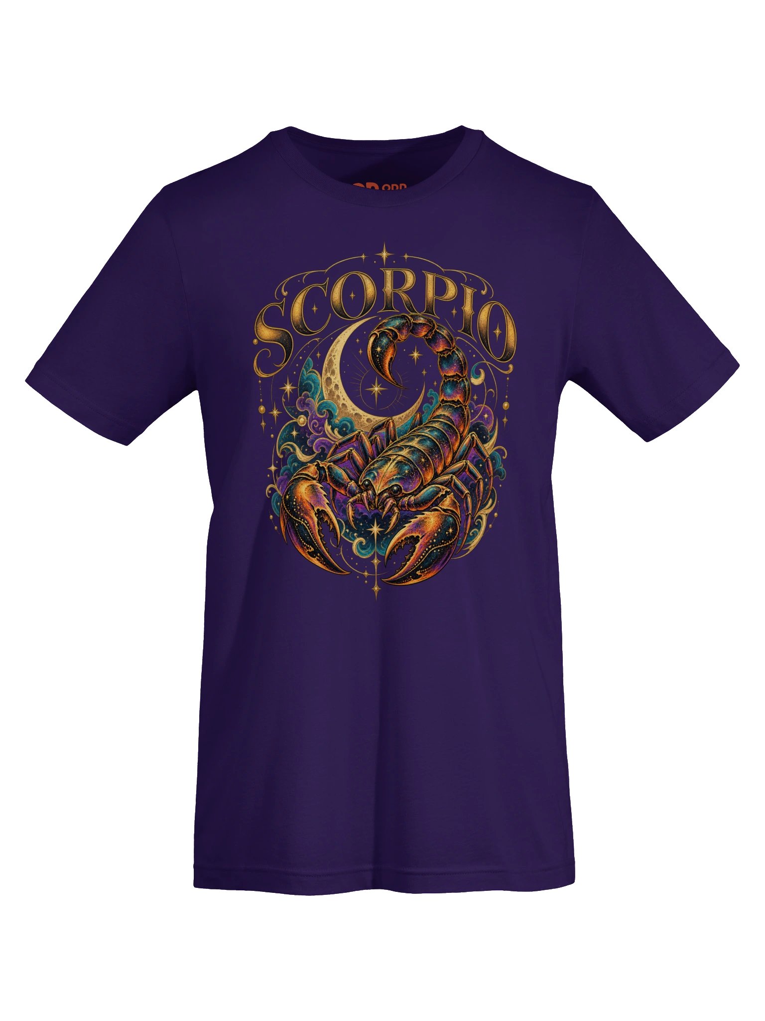 Scorpio Zodiac T-Shirt With Celestial Scorpion and Moon product image (7)