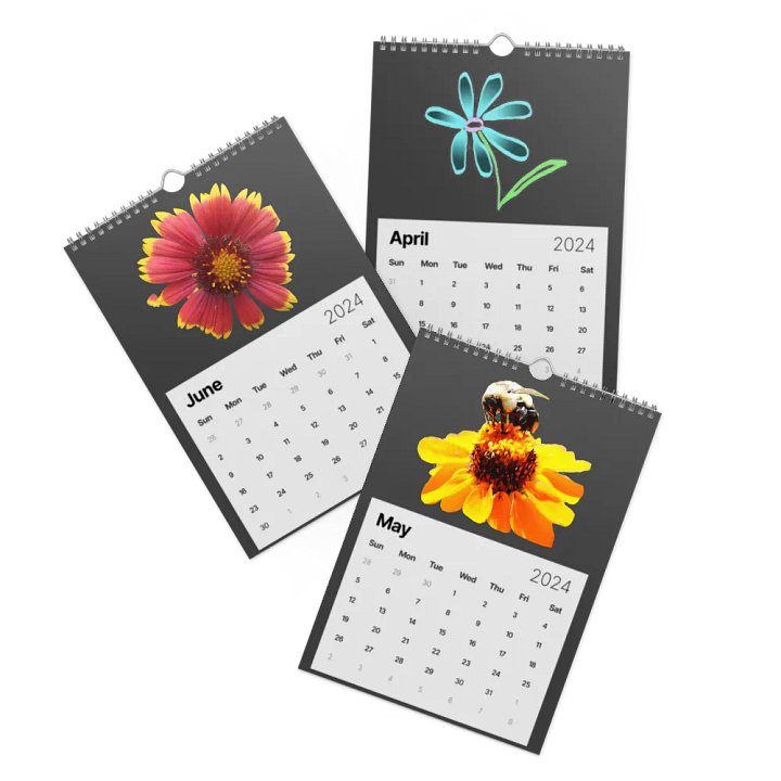 Isolated Flowers 2024 Calendar product image (2)