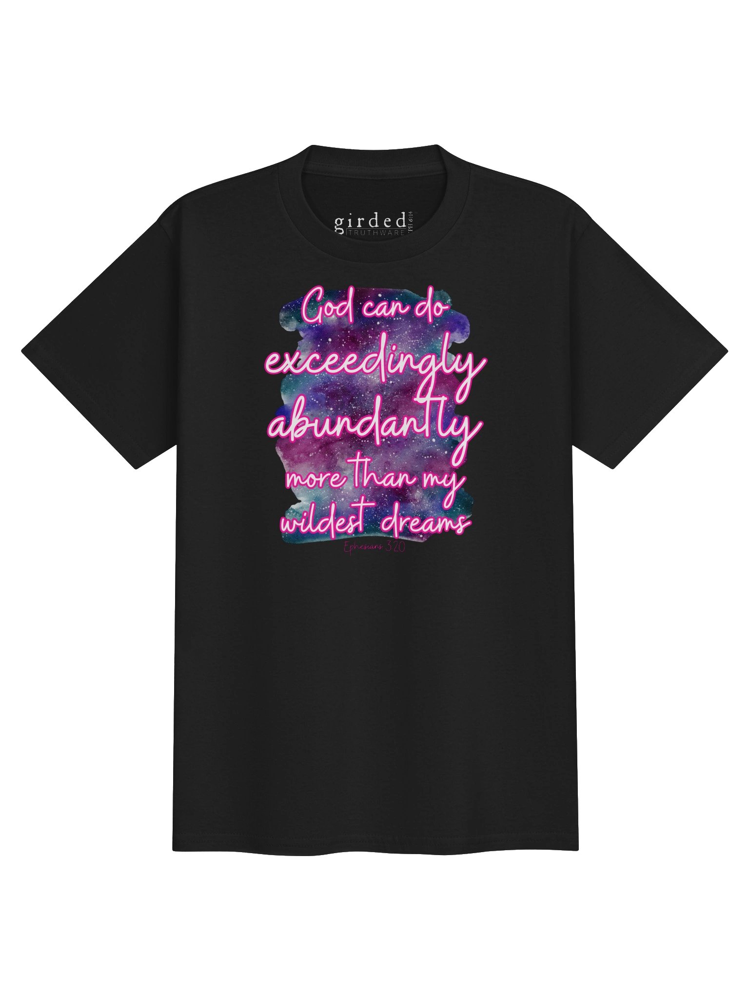 Wildest Dreams Ephesians 3:20 Youth Tee product image (1)