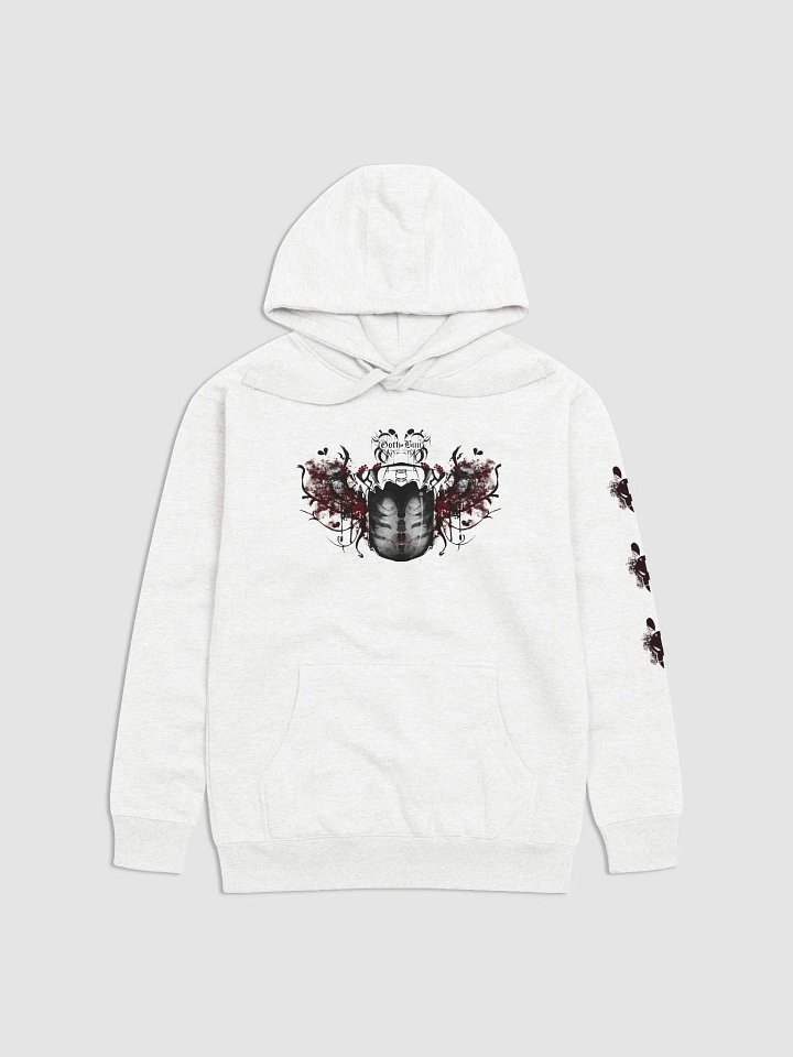 Goth bun B&W hoodie product image (1)