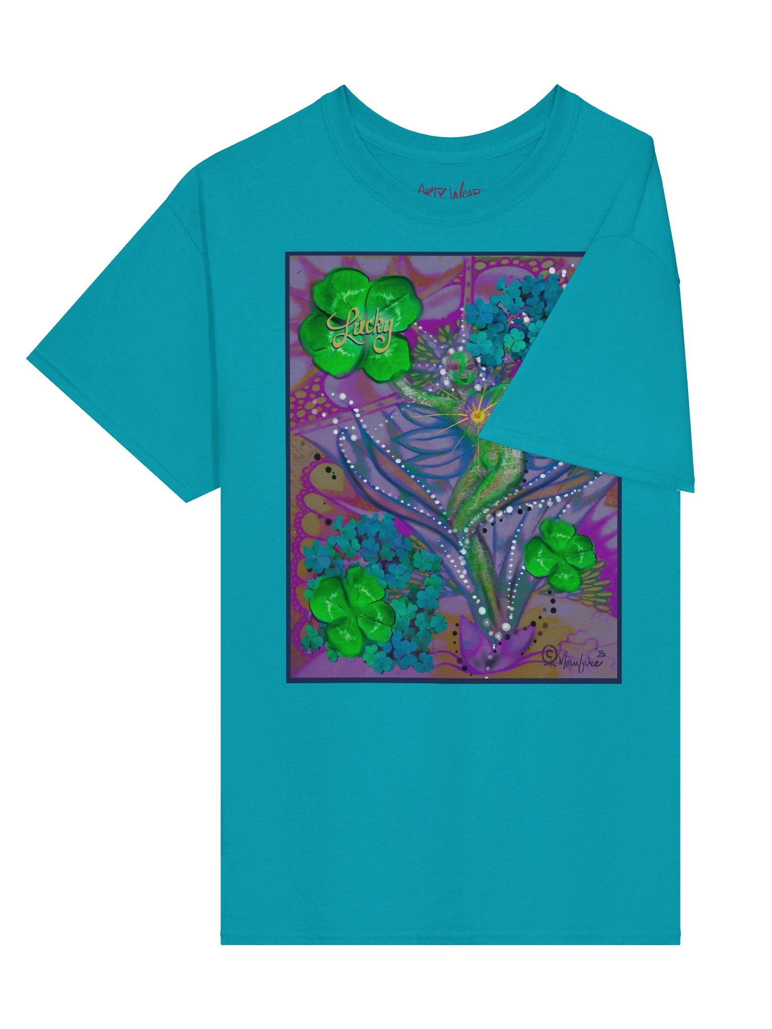 ArtyWear Tee of the Month - Mar '26 'Lucky Sprite' product image (3)