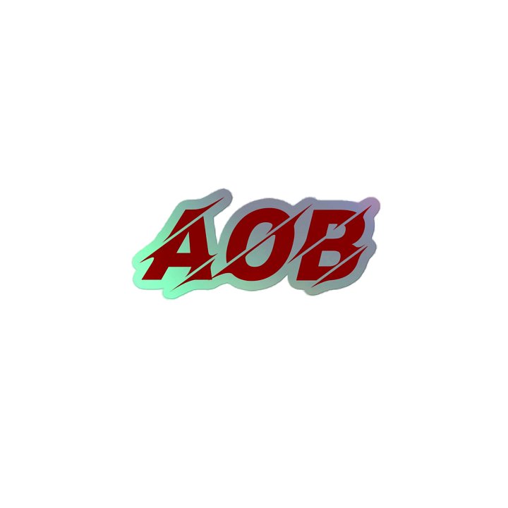 AOB Holographic Sticker product image (2)