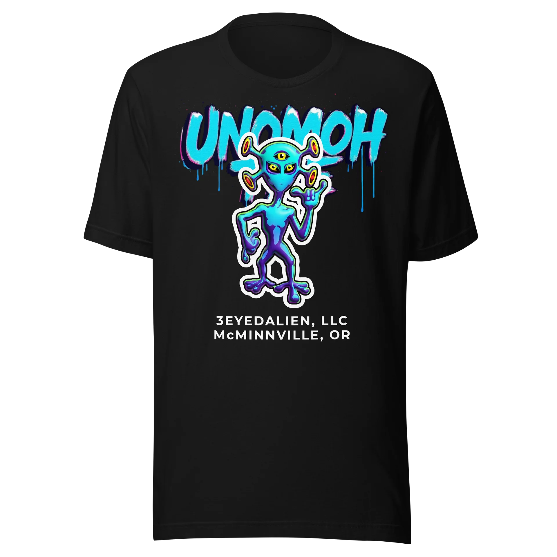3 EYED ALIEN - UNOMOH Alien Shaka Logo Tee [Members Only] product image (1)