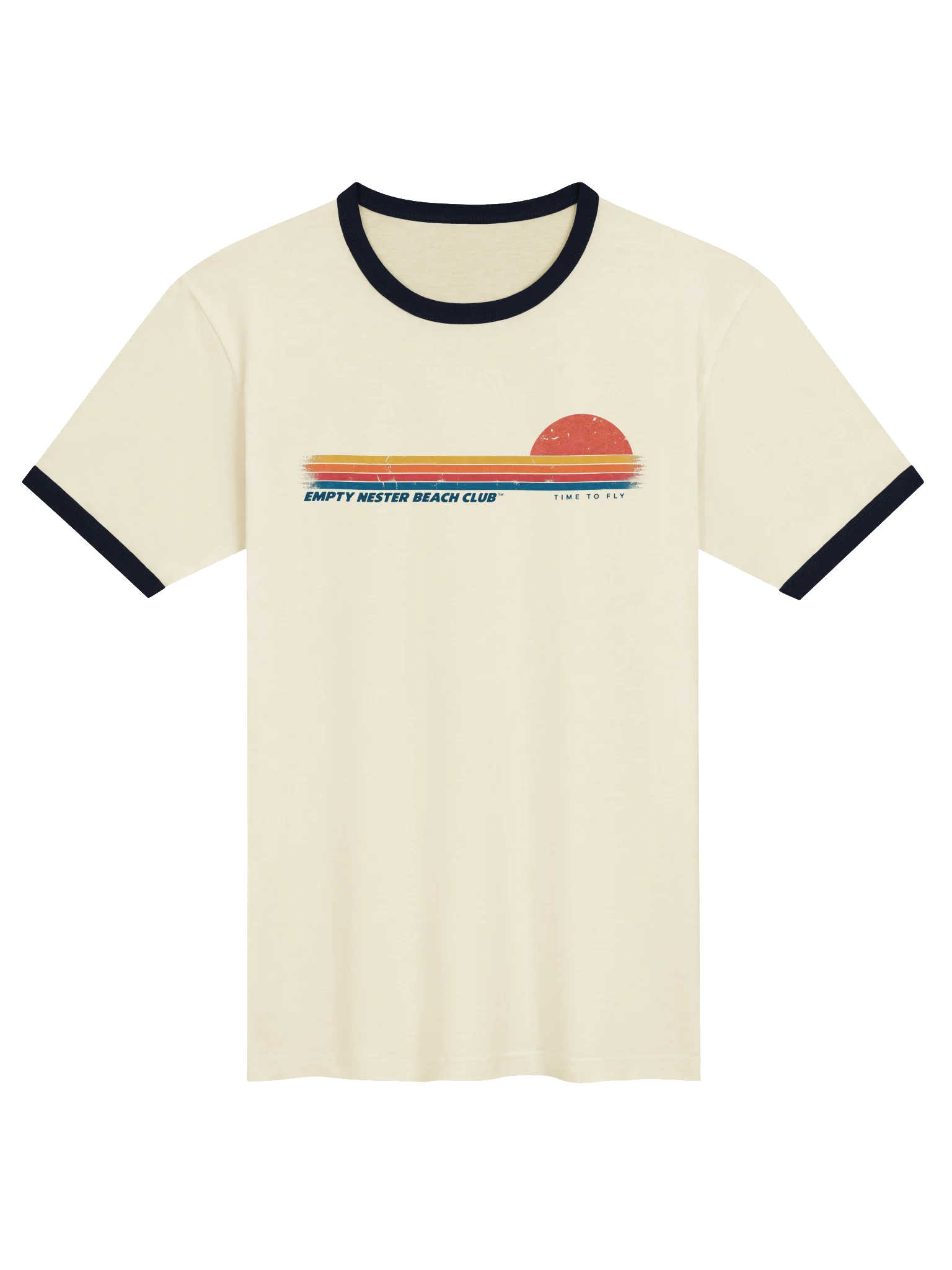 Empty Nester Beach Club Retro Ringer Tee product image (1)