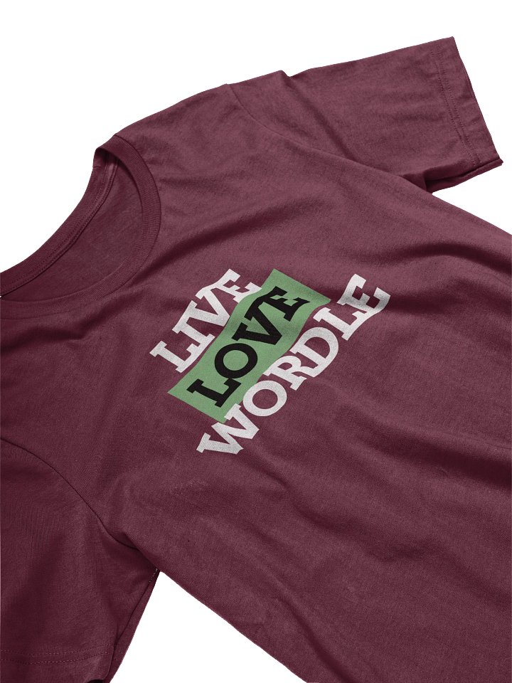 Live Love Wordle T-Shirt product image (8)