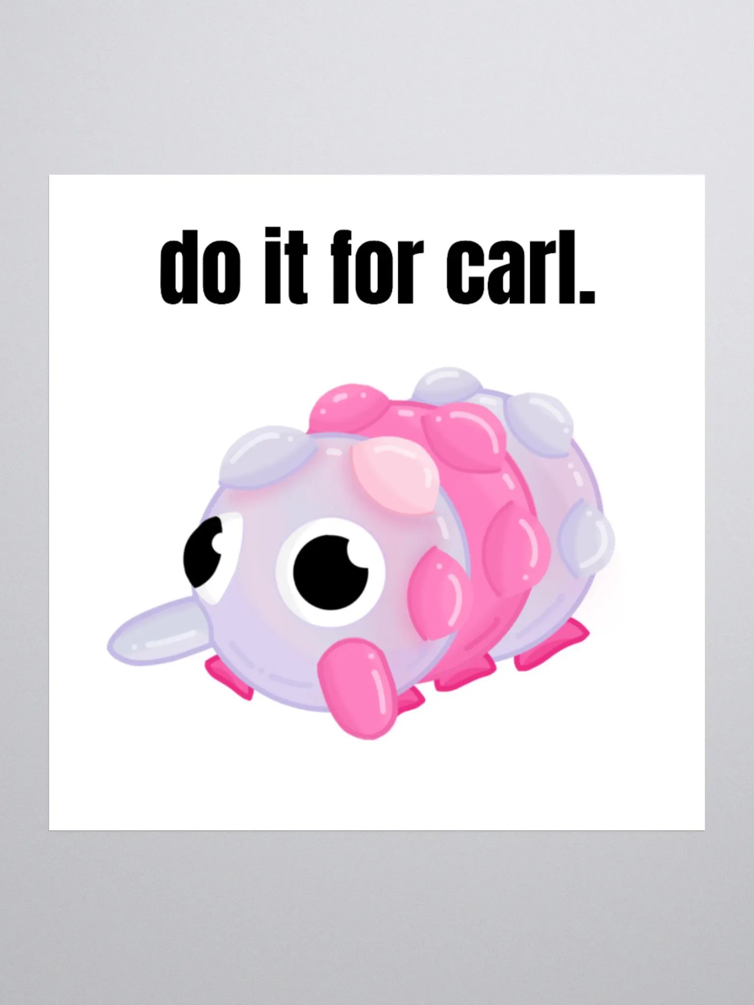 Carl Vinyl Sticker product image (1)