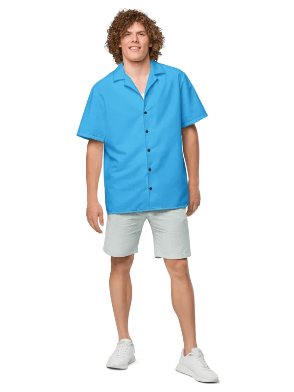 His House Aloha Shirt - Sky Blue product image (1)