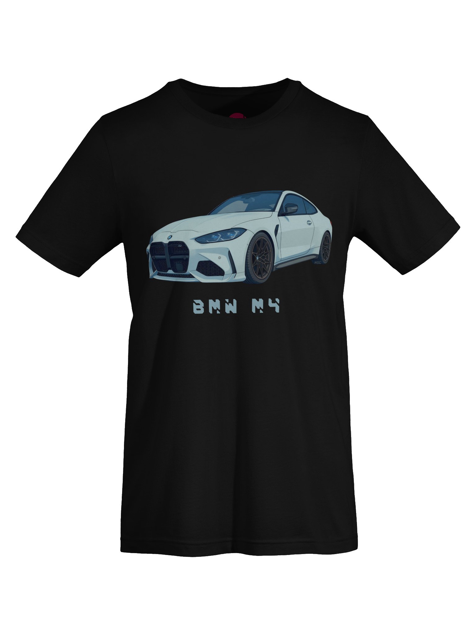 Grey BMW M4 Shirt (Retro, Sketch, Silhouette) product image (62)