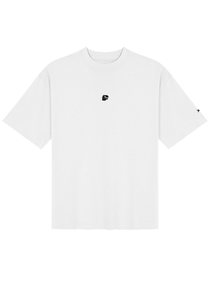 FMB ∣ JETLAG DINO Center Logo Oversized Tee White product image (1)