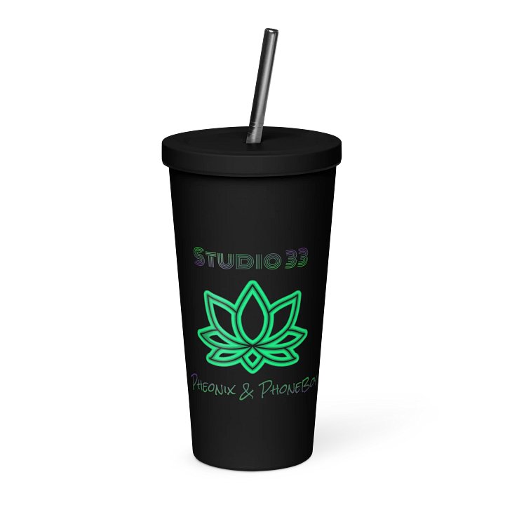 Studio 33 Travel Cup w/Straw product image (1)