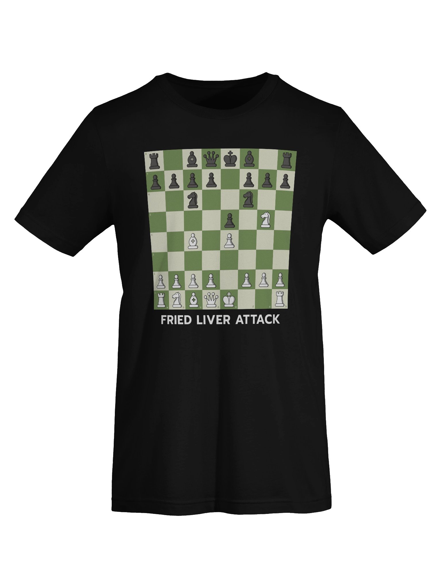 Fried Liver Attack Chess T-shirt product image (4)