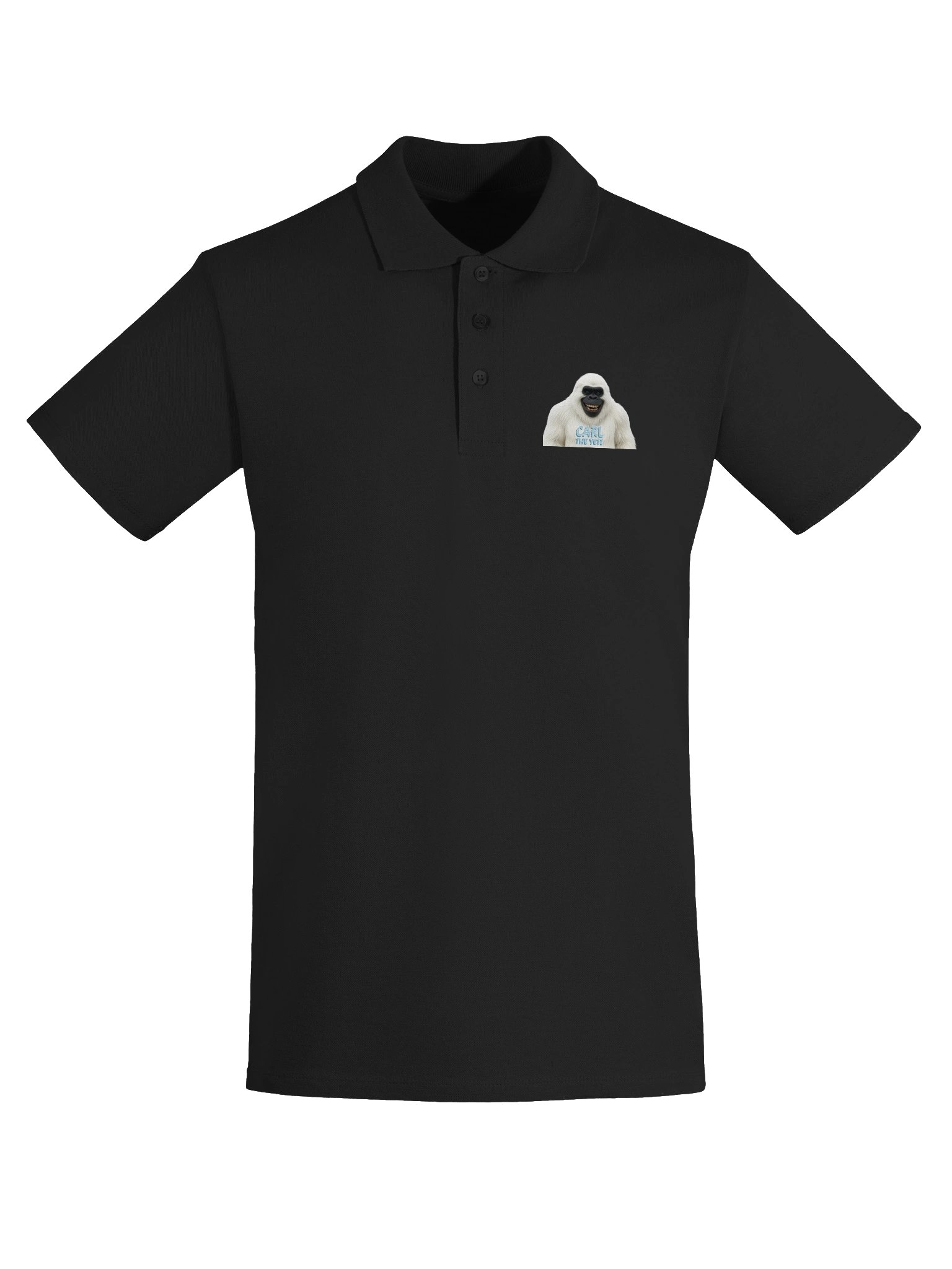 Smiling Yeti Cartoon Premium Polo product image (17)