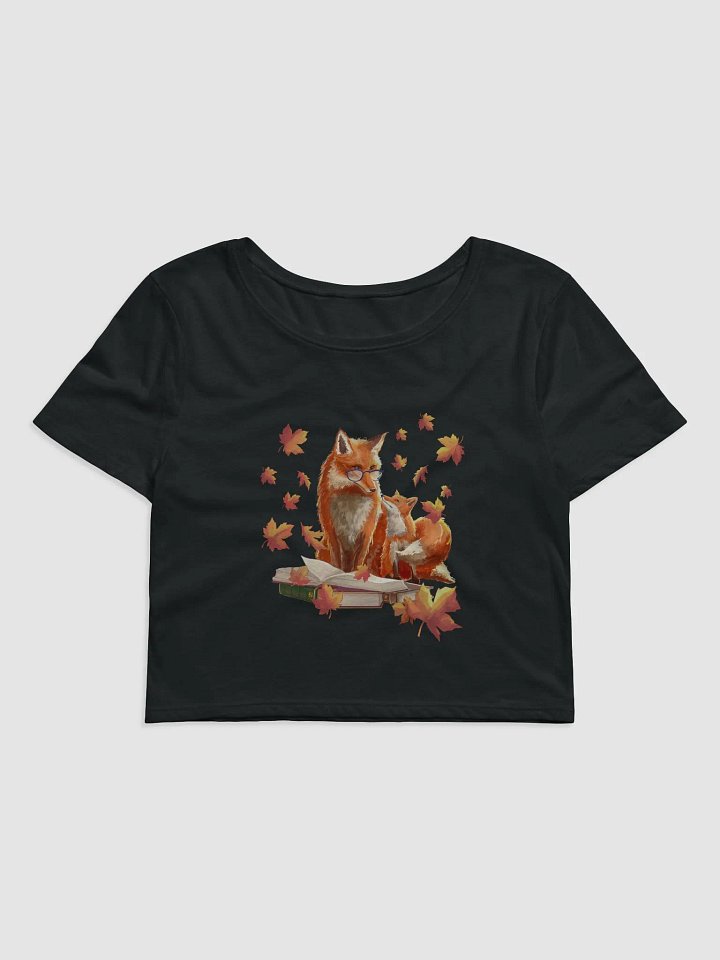 Fall Fox Family Crop T-Shirt product image (1)
