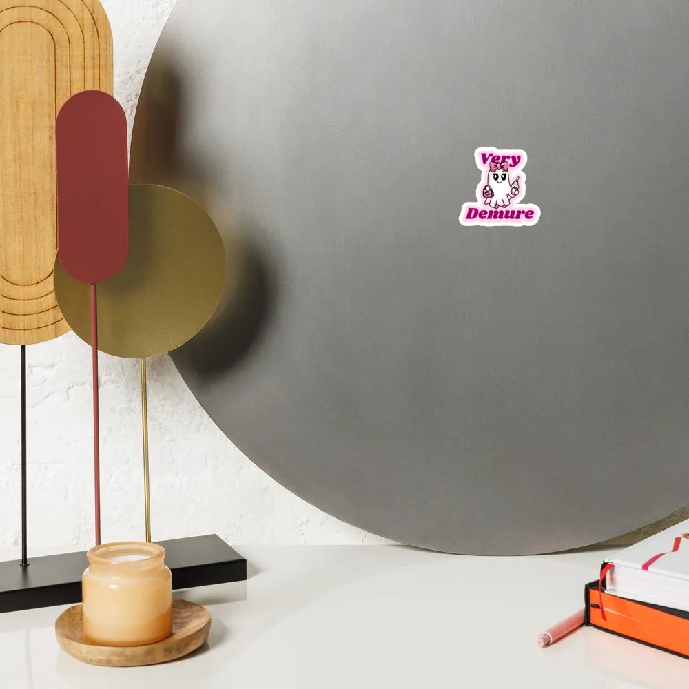 Very Demure Cute Ghost Magnet product image (9)