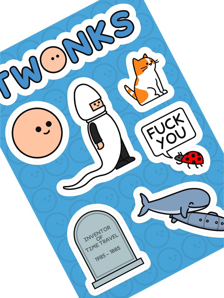 Twonks Sticker Sheet product image (1)