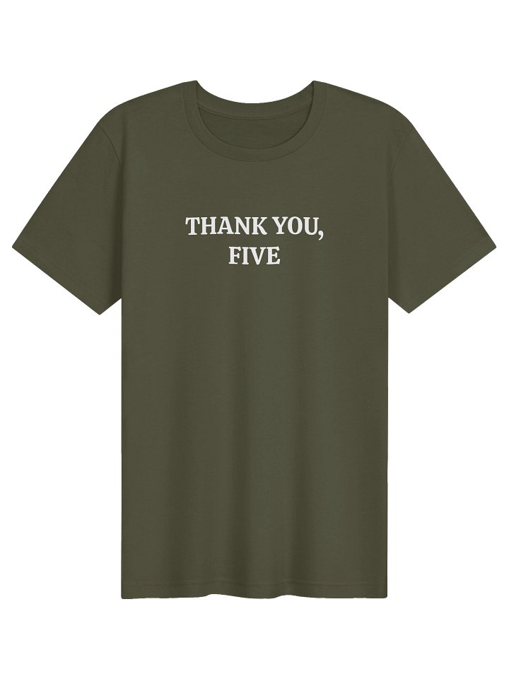 Thank You, Five tee product image (1)