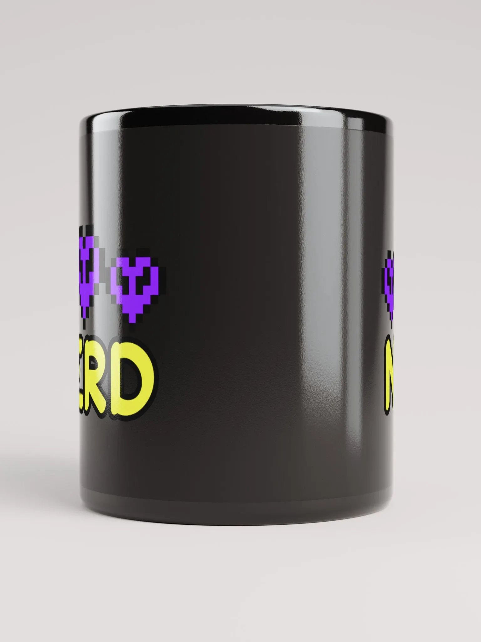 Hardcore Nerd black mug product image (5)