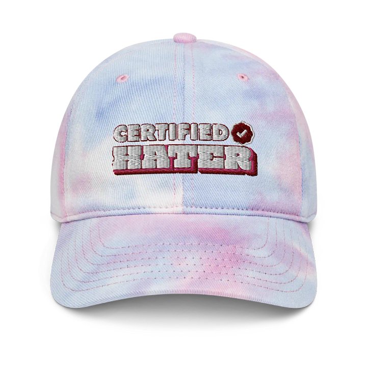 Certified Hater Tie-Dye Dad Hat (Pink) product image (1)