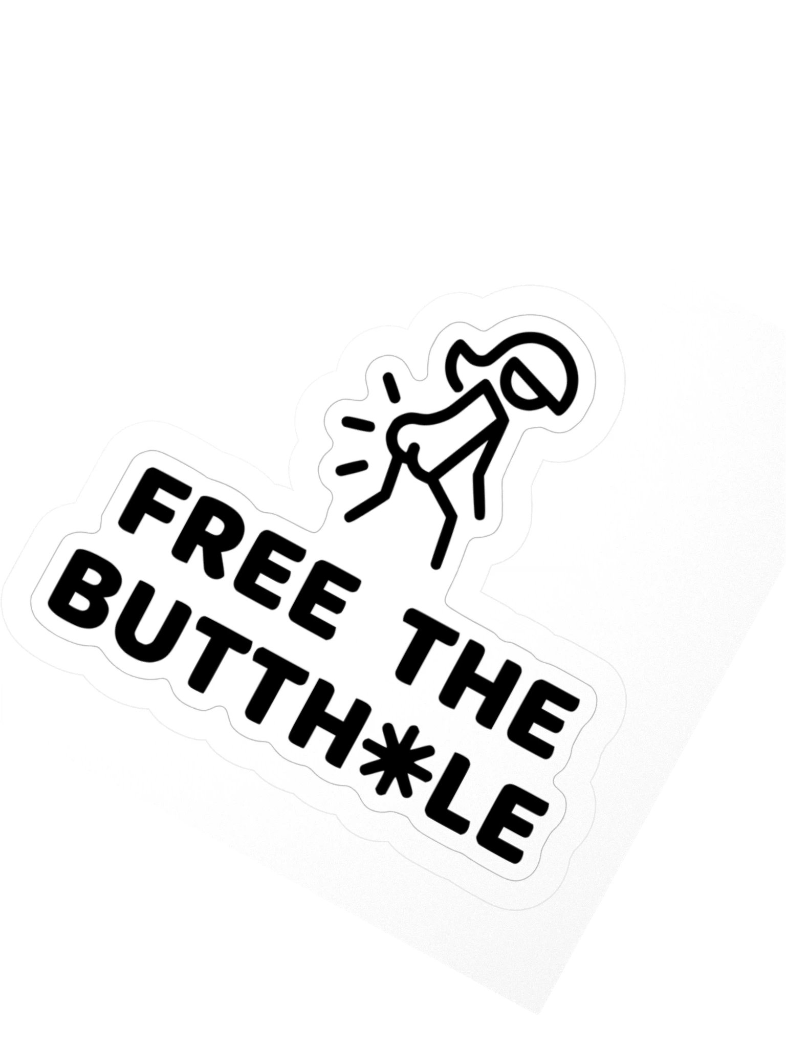 Free the Butthole — Sticker product image (2)