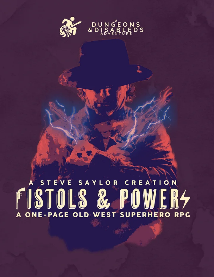 Pistols & Powers - A One-Page Old West Superhero RPG product image (1)