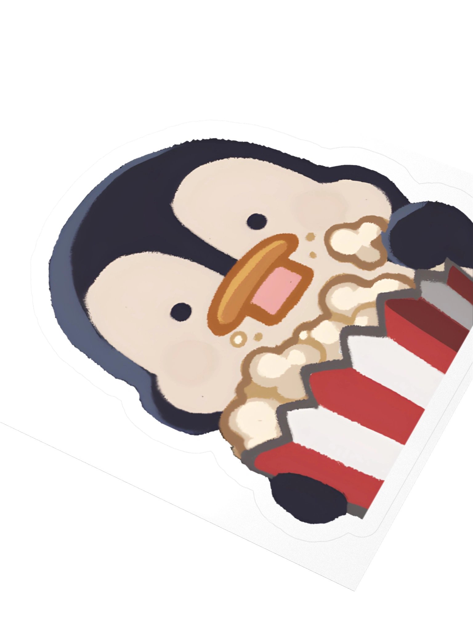 Popcorn Penguin Sticker product image (3)