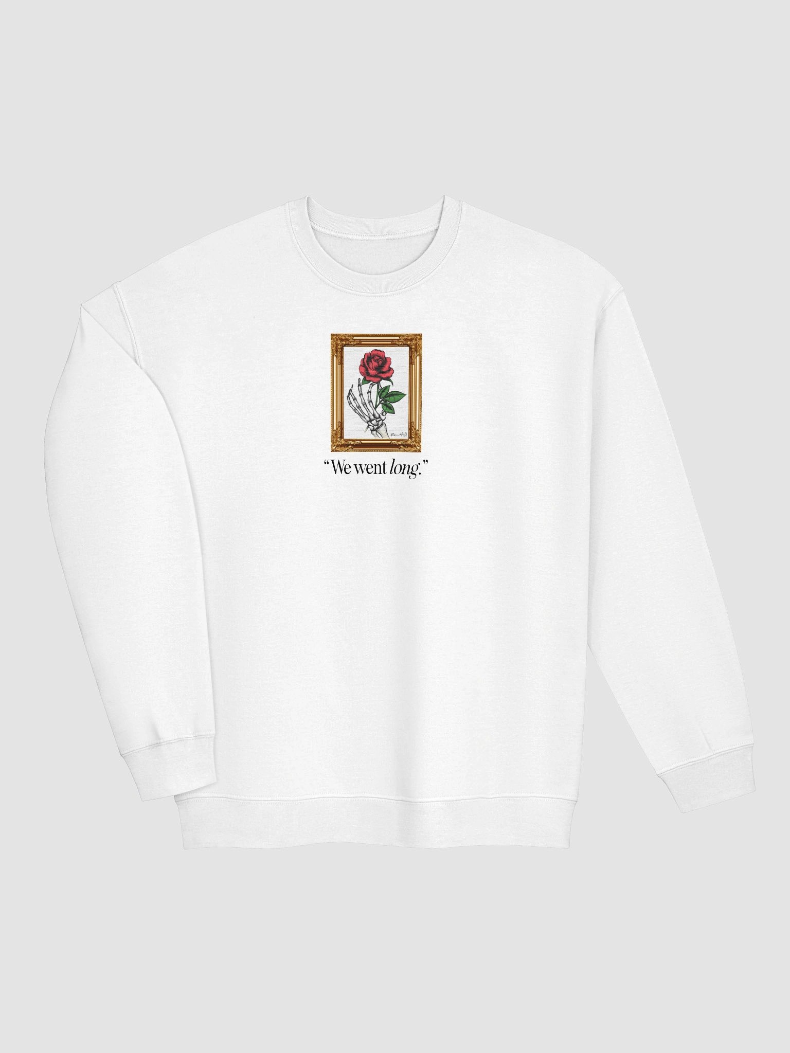 "We Went Long" Painting Crewneck Sweatshirt product image (2)