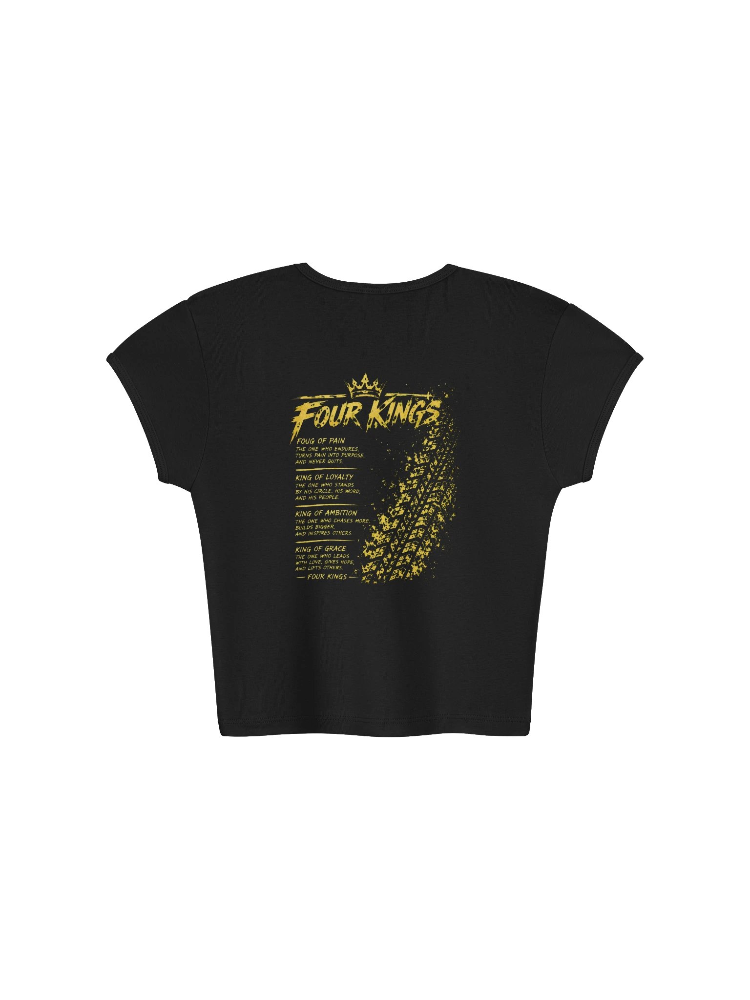 FOUR KINGS Women's Ribbed Baby Tee product image (5)