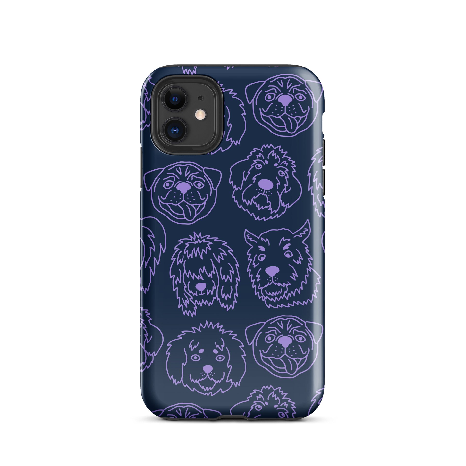 Funny Heads of Dogs Breeds Tough iPhone Case product image (28)