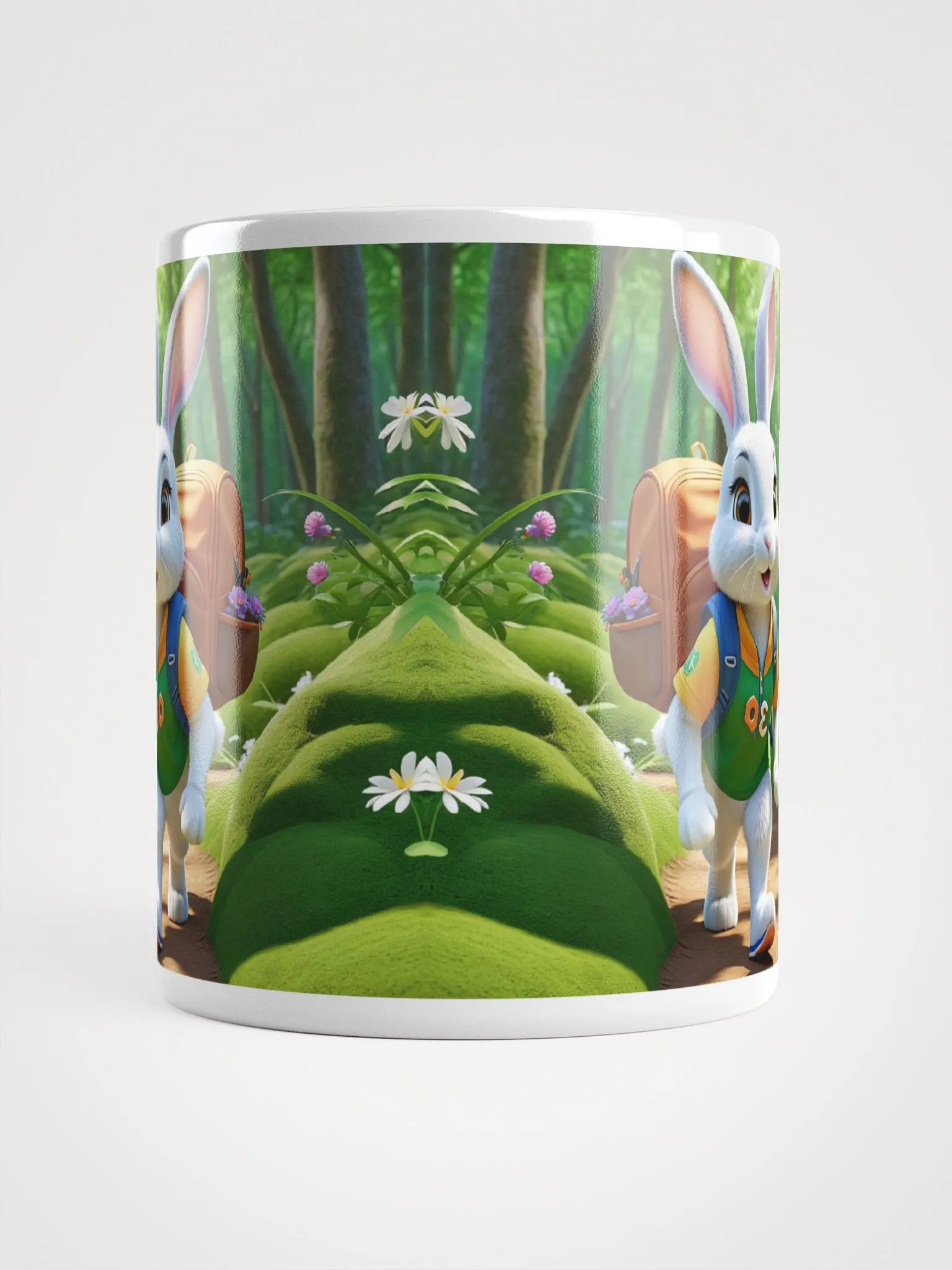 Rabbit glossy mug product image (10)