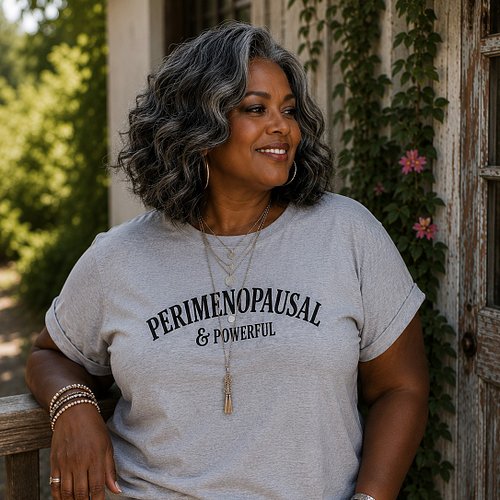 Perimenopause isn't holding you back. It's showing the world just how strong you've become. 💗

Own your journey. Wear it prou...