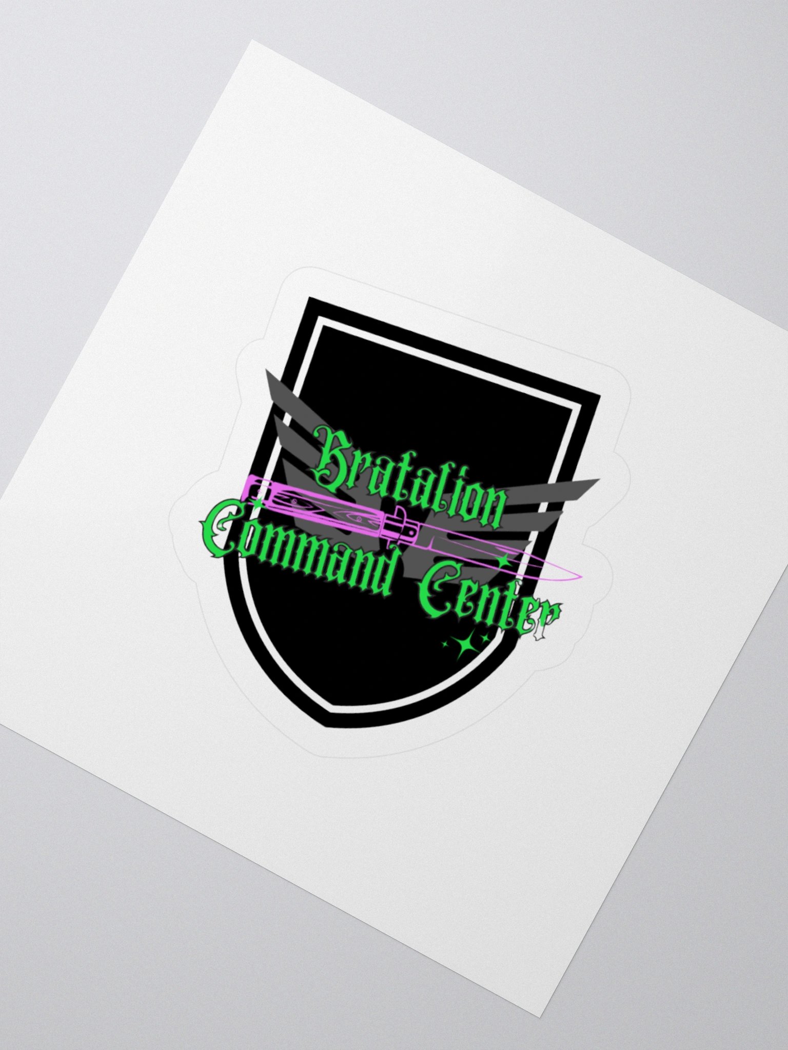 Bratalion Command Center Sticker product image (2)
