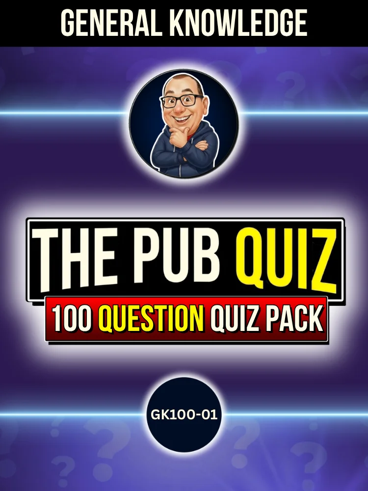 100 Question General Knowledge Quiz Pack #3 product image (1)