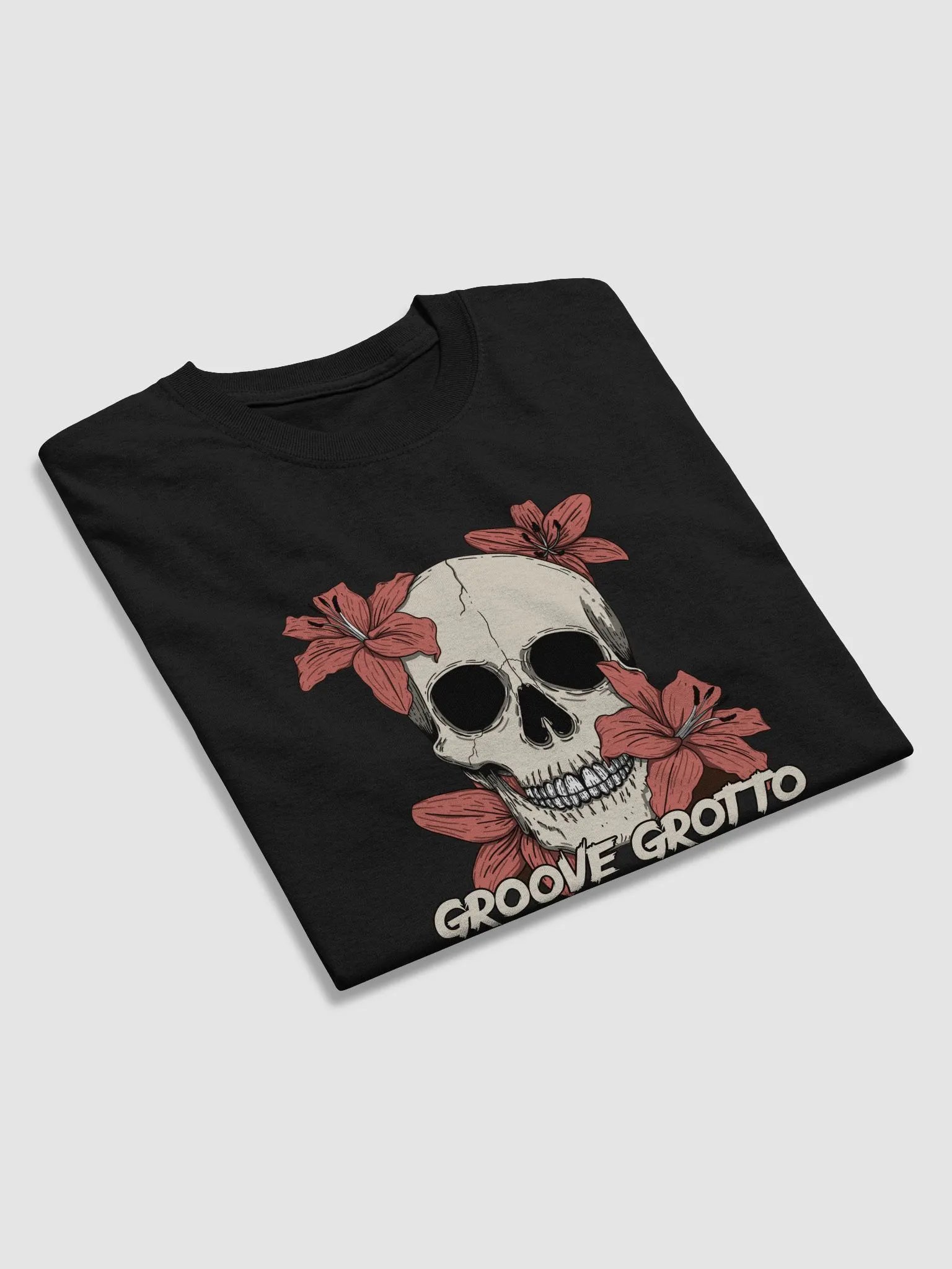 Groove Grotto - Flower Skull Tee product image (3)