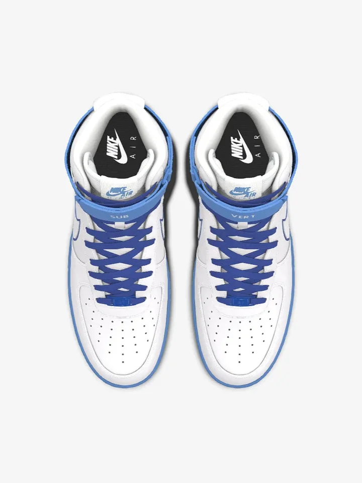 White Subvert Air Force 1 High by Alluci N1K3-C1TY|Co-Lab product image (2)