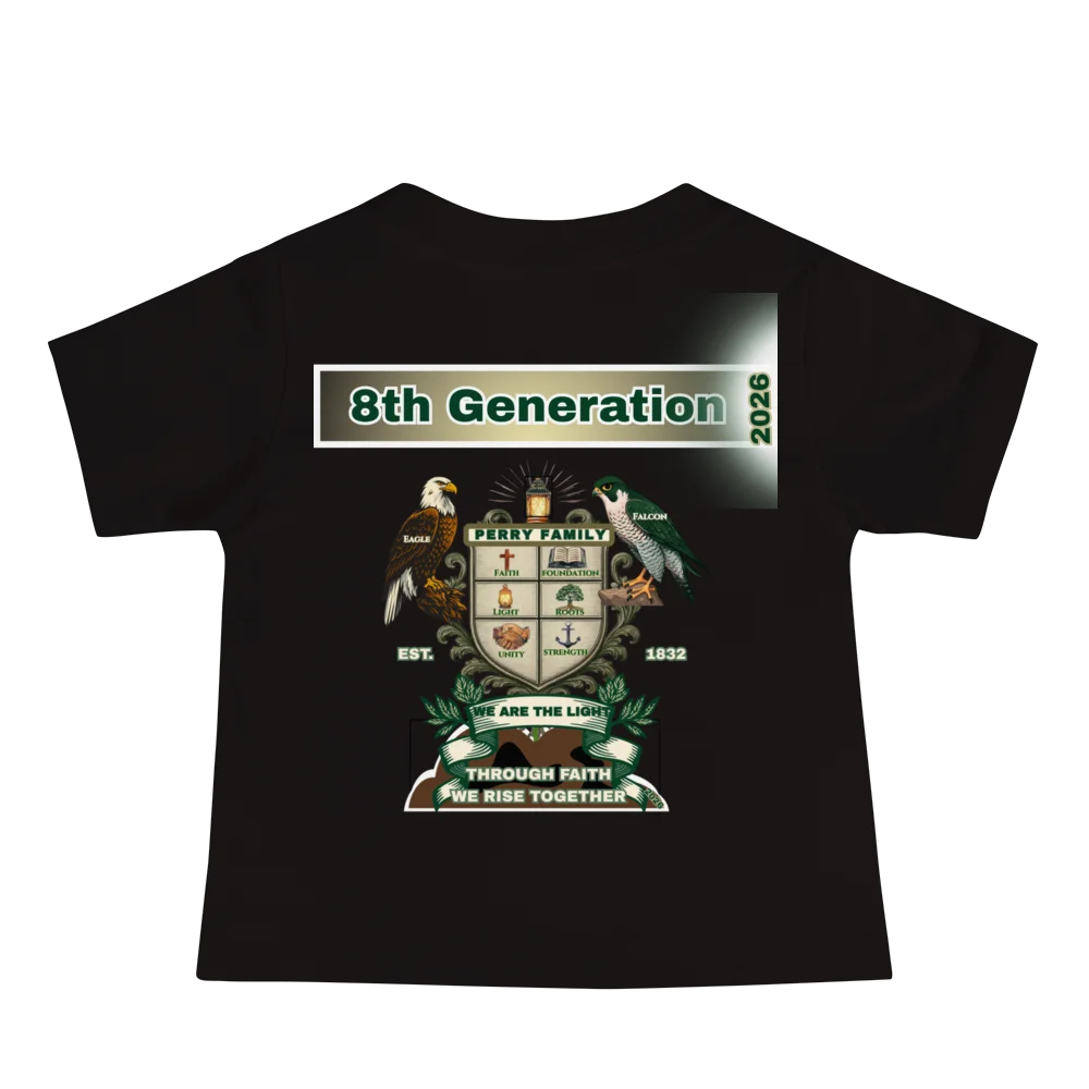 Perry Family Reunion 2026 Bella+Canvas Baby Jersey Short Sleeve Tee– 8th Generation | Legacy Edition product image (4)