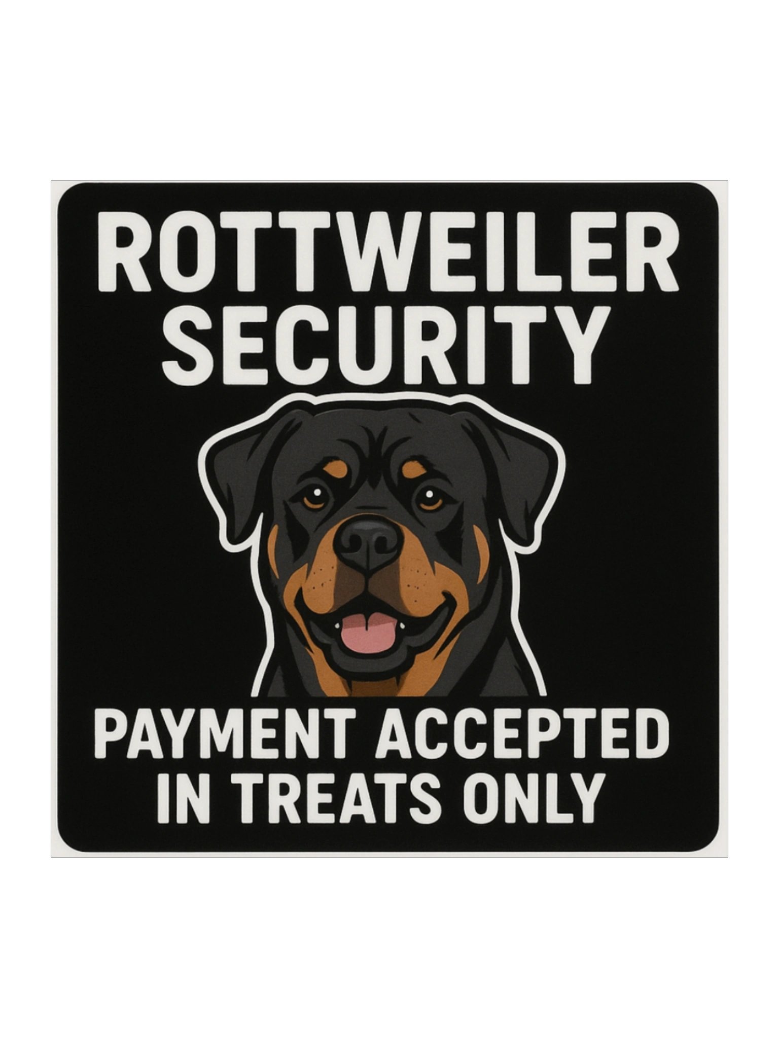 Rottweiler Security Sticker product image (1)