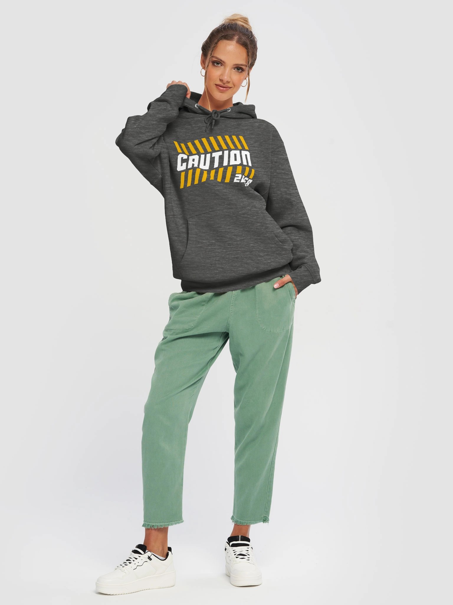 Caution Threads Unisex Hoodie product image (5)
