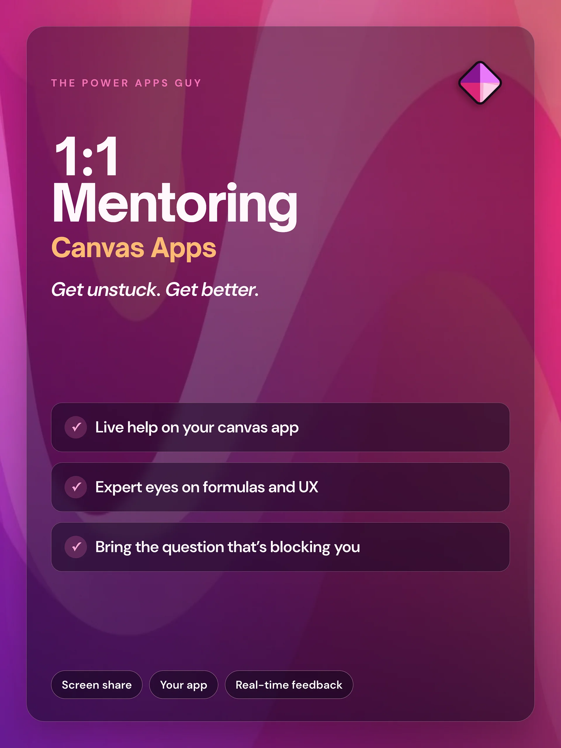 1:1 Mentoring Pack - 8 Hours product image (1)