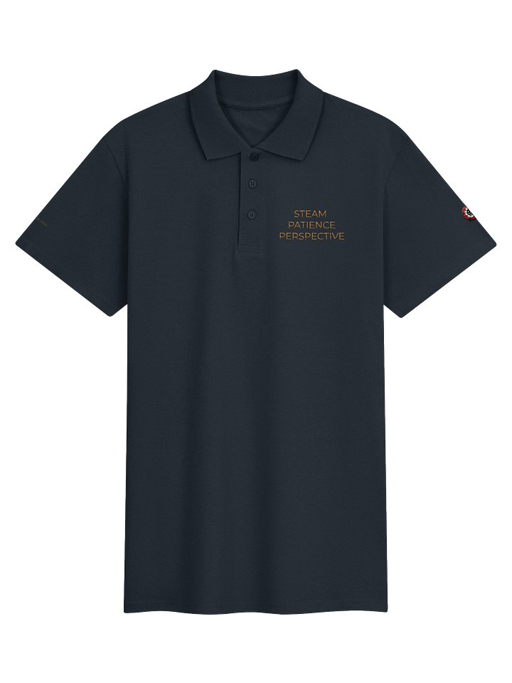 Steam. Patience. Perspective. - Classic Polo Shirt - Navy Blue product image (1)