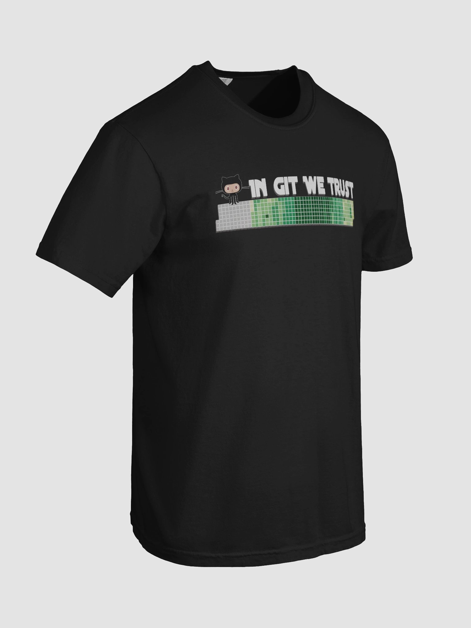 Git Commit Heatmap T-Shirt – In Git we trust product image (60)