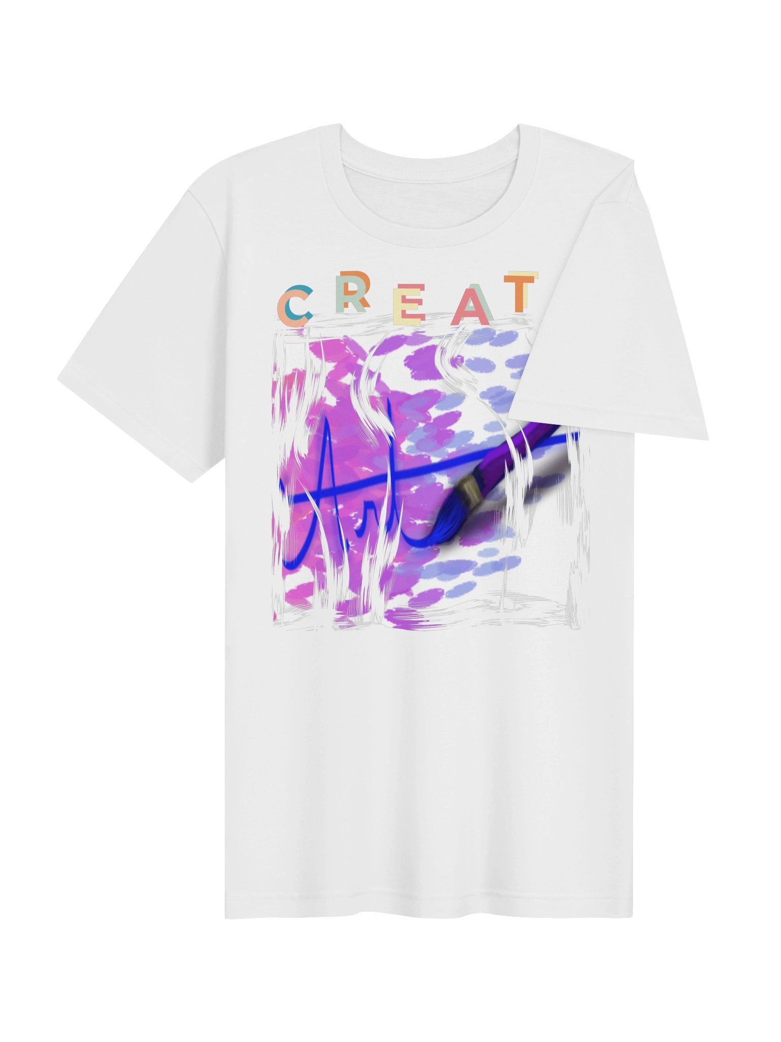"Create Art" T-Shirt. Unisex Bella+Canvas Supersoft T-Shirt product image (3)